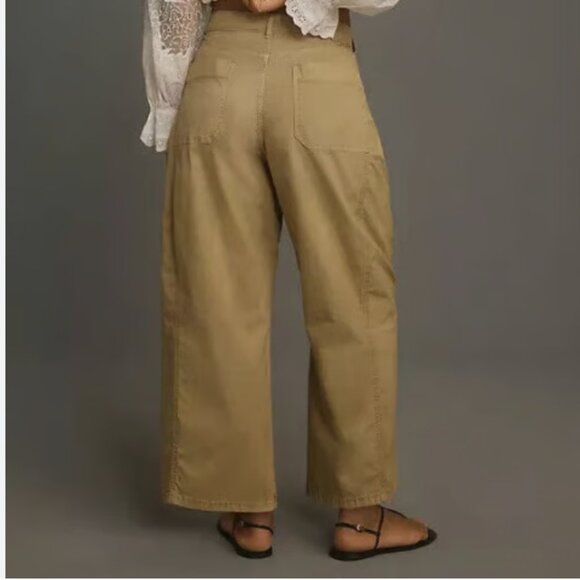 Anthropologie Pilcro Kenna Mid Rise Lightweight Barrel Pants - Picture 3 of 14